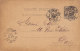 France Postal Stationery Ganzsache Entier Allegorie Private Print DAVIS ASCOLI, PARIS R. Bleue 1892 (2 Scans) - Pseudo-entiers Privés