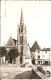 33 - CADILLAC SUR GARONNE - Belle Carte Dentelée Animée . L'Eglise Et Son Monument Aux Morts - Cadillac