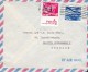 Israel Airmail Par Avion ORMECA, HAIFA 1976 Cover Lettera To Denmark Israel Landscapes W. Tabs (2 Scans) - Airmail