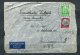 Germany 1941 Cencored  Cover Breslaw-USA Hindenburg Medalion - Covers & Documents