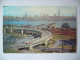 US: New York Panorama - Lincoln Tunnel Approach - 1968 Sent To Czechoslovakia, Air Mail - Bruggen En Tunnels