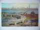 US: New York Panorama - Lincoln Tunnel Approach - 1968 Sent To Czechoslovakia, Air Mail - Bridges & Tunnels