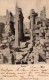 Egypte: Karnak Vue Des Ruines Belle Carte Voyagée Vers La France - Egyptology