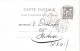 LBL19 - EP CP SAGE 10c REPIQUAGE MACHINES AGRICOLES H.TMOT  PARIS / PONTOISE 2/6/1888 - Overprinter Postcards (before 1995)