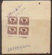 CHINA CHINE 1952.3.19 XINJIANG DOCUMENT WITH XINJIANG REVENUE STAMP 100YUAN X4 - Cartas & Documentos