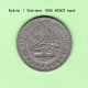 BOLIVIA    1  BOLIVIANO  1968   (KM # 192) - Bolivië