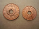 BRITISH EAST AFRICA 1964 UNCIRCULATED COINS FIVE & TEN CENTS PAIR. - British Colony