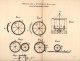 Original Patentschrift - Friedrich Beck In Winterlingen , Württemberg , 1891 , Zahnrad Für Spielzeug , Radkranz !!! - Historische Dokumente