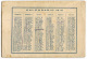 CALENDARIETTO 57° REGGIMENTO FANTERIA ANNO 1912 CALENDRIER - Kleinformat : 1901-20