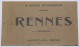 RENNES - 35  - Carnet 11 CPA : Hôtel De Ville;Théâtre;Palais De Justice; Gare;quais; Grotte; Thabor; Serres..... - Rennes