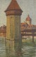 9048 - Wasserturm M. D. Rathaus Illustration Schlatter - Autres & Non Classés