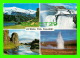 ICELAND - KVEDJA FRA ISLANDI - 4 MULTIVIEW -  TRAVEL IN 1990 - EDDA FOTO - - Islandia