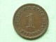 1894 D - 1 PFENNIG / KM 10 ( For Grade , Please See Photo ) ! - 1 Pfennig