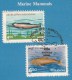 Stamped Information  On Marine Mammals, Set Of 2, Dolphin, Sea Cow,  India 1991, - Dolphins