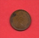 UK, 1971 Circulated Coin, 1/2 Pence, QEII, Bronze, KM 914 C1752 - 1/2 Penny & 1/2 New Penny