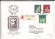 SUISSE - 1968 - ENVELOPPE FDC RECOMMANDEE De BERN - VIGNETTE AU DOS - FDC