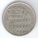 MONACO 1 FRANC 1982 RAINIER III - 1960-2001 Franchi Nuovi