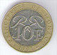 MONACO 10 FRANCS 1991 RAINIER III BIMETALLICA - 1960-2001 Neue Francs