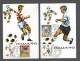 JUGOSLAVIJA YUGOSLAVIA  2 X  MAXIMUM CARD 1990 ITALIA FOOTBALL WORLD CUP SOCCER FUSBALL - Cartes-maximum
