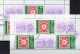 Olymphilex 1988 Bulgarien 3697 6-KB A+C O 10€ Corea #1 Bloque Stamps On Stamps Bloc M/s Philatelic Sheetlet Bf Bulgaria - Errors, Freaks & Oddities (EFO)