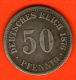 ** 50 Pfennig 1876 A **  KM 6 - Plata / Silver / Silber  - ALEMANIA / DEUTSCHLAND / GERMANY - 50 Pfennig