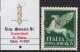 ITALY - Rep. Sociale Ital. - GNR Brescia - Posta Aerea Sassone N.123/I - Cv 350 Euro - FIRMATO DIENA - Linguellato - MH* - Poste Exprèsse