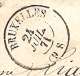 Nrs. 30 En 31 Op Brief Verstuurd Te BRUSSEL / BRUXELLES Dd. 24/7/1871 Naar CHATOU ( FRANKRIJK / FRANCE ) Met PD ! - 1869-1883 Léopold II