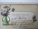 AK / Prägekarte Blumen 1915 Feldpost / 1. WK Herzlichen Glückwunsch Zum Geburtstage. Gaggenau - Anniversaire