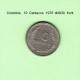 COLOMBIA   10  CENTAVOS   1976   (KM # 253) - Kolumbien