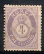 Norvège Norge. 1871 . N° 19. Neuf * MH - Oblitérés