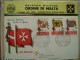 LOTTO 5  BUSTE  IMBUSTATE 1967    FIRST  DAY  COVER  SOVRANO  MILITARE  ORDINE DI   MALTA  BANDIERE  FLAG      FDC BUSTA - Malta