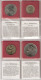 FAO 4 COINS FIJI, ITALIE, MALEDIVEN, WESTAFRIKAANSE STATEN UNC - Autres & Non Classés