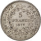 Monnaie, France, Hercule, 5 Francs, 1877, Paris, TB+, Argent, KM:820.1 - J. 5 Francs