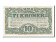 Billet, Danemark, 10 Kroner, 1947, SUP - Dänemark