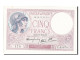 Billet, France, 5 Francs, 5 F 1917-1940 ''Violet'', 1939, 1939-11-02, SPL - 5 F 1917-1940 ''Violet''