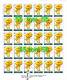 Delcampe - 1987 FLORA  MUSHROOMS ( Champignons)  6 Sheet – 6x5 =30 Set  –MNH BULGARIA / Bulgarien - Pilze