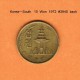 KOREA---South   10  WON   1972   (KM # 6a) - Corea Del Sud