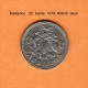 BARBADOS   25  CENTS   1978   (KM # 13) - Barbades