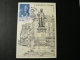 JOURNEE DU TIMBRE LANGRES STATUE DIDEROT 1984 - Tag Der Briefmarke