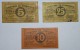 3 CHAMBRE De COMMERCE De MONTLUçON  5/10/25 Ct  De 19?? Banque Billet  Paper Money  Port Gratuit - Chambre De Commerce