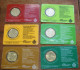SAN MARINO 2012 - THE INTERE COLLECTION OF 6 STAMP AND COIN CARDS - Unused Stamps