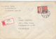 DUNAUJVAROS TOWN, STAMP ON REGISTERED COVER, 1979, HUNGARY - Storia Postale