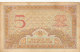 BILLETS  -MADAGASCAR   CINQ  FRANCS - Madagascar