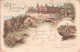 Bielefeld Color LithoGruß Vom Johannisberg Sparenburg Vorläufer 14.7.1897 Gelaufen - Bielefeld