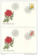 CH - 5977 - 4 Enveloppes Avec Série Po Juventute 1972 - Oblit Spéciale 1er Jour - Roses