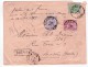 L ASSURE (100frs) Affr. N°41+45+46 De BRUGES/1885 Pour Modène (Italie). RRRR - 1883 Léopold II