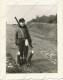 REAL PHOTO,Hunting, Hunter Boy Hunter With Rifle Of Rabbits, Chasse,  Vintage Old Photo ORIGINAL - Personnes Anonymes
