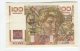 Billet 100 Francs Paysan  10-3-49 - 100 F 1945-1954 ''Jeune Paysan''