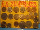 Yugoslavia 21 Different Coins - Yugoslavia