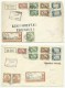1925 Deux Enveloppes Premier Vol Budapest Szeged Et Retour - Hojas Completas